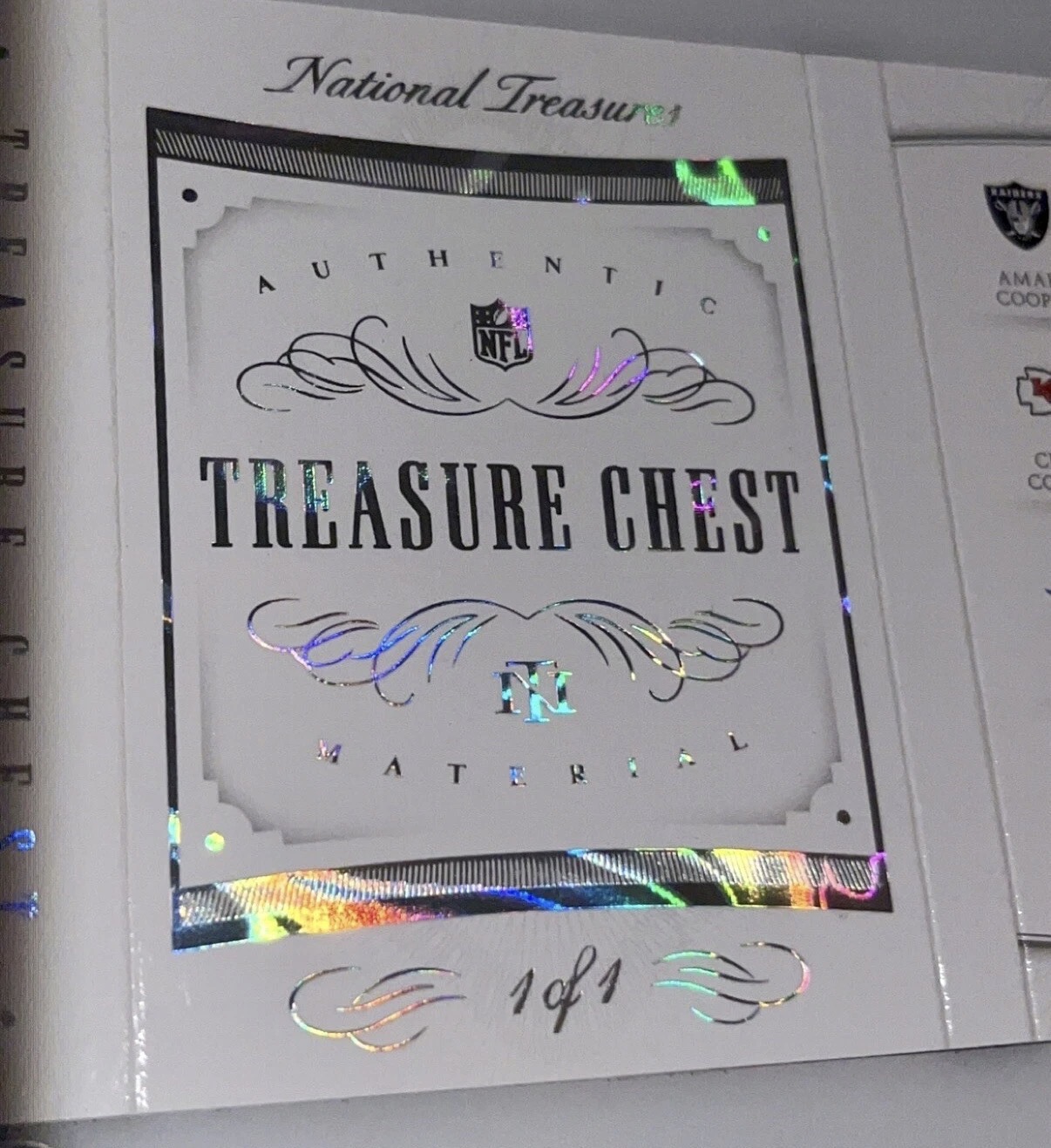 NFL Treasure Chest, National Treasures · 1/1